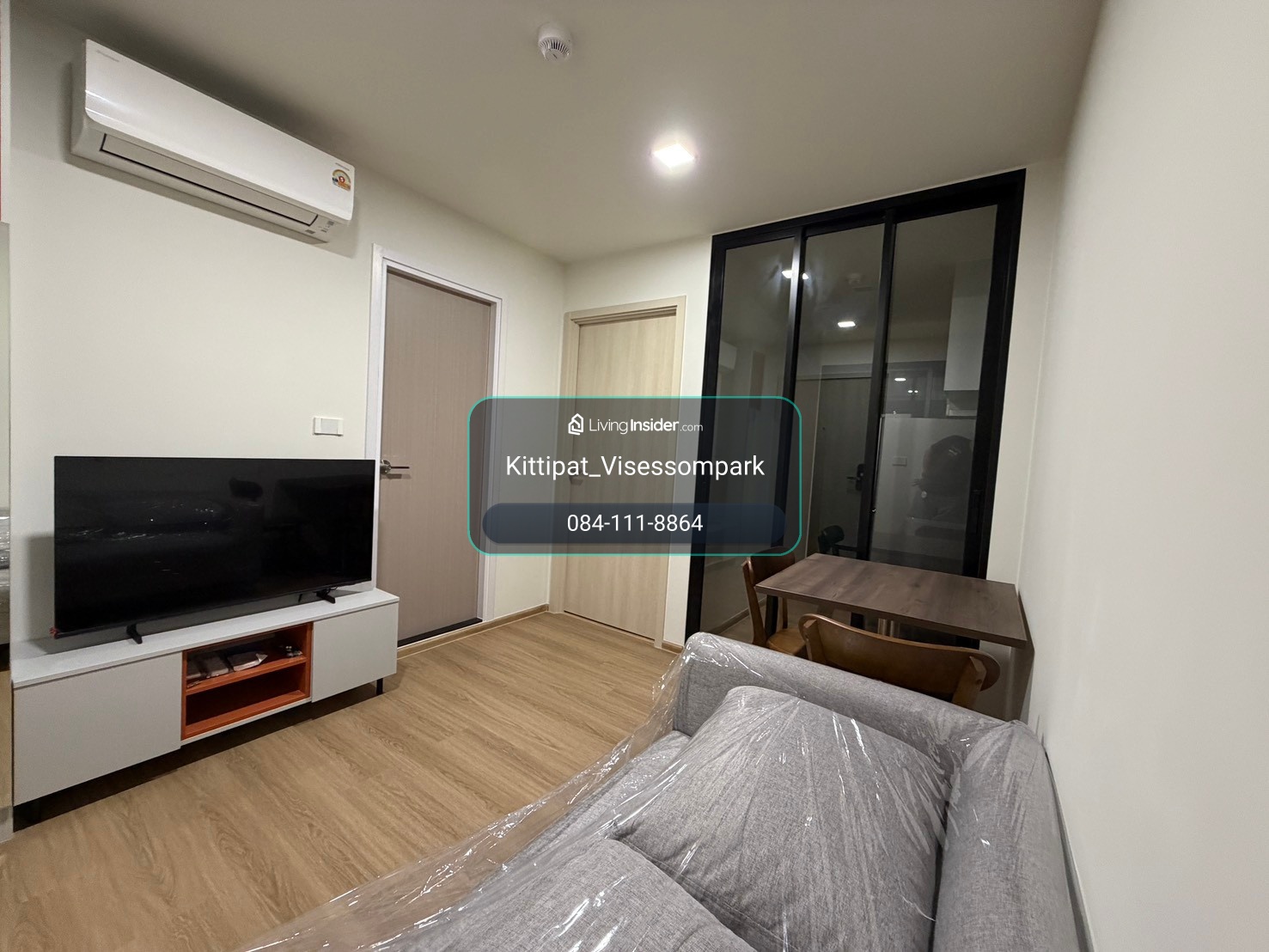 ห้องใหม่ 1 ห้องนอน 26.60 ตร.ม. อาคาร C ชั้น 4 12,000 บาท – รูปที่ 2