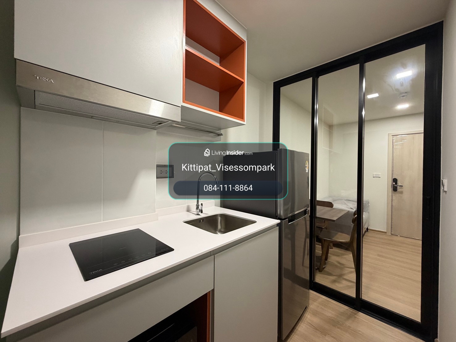 ห้องใหม่ 1 ห้องนอน 26.60 ตร.ม. อาคาร C ชั้น 4 12,000 บาท – รูปที่ 4