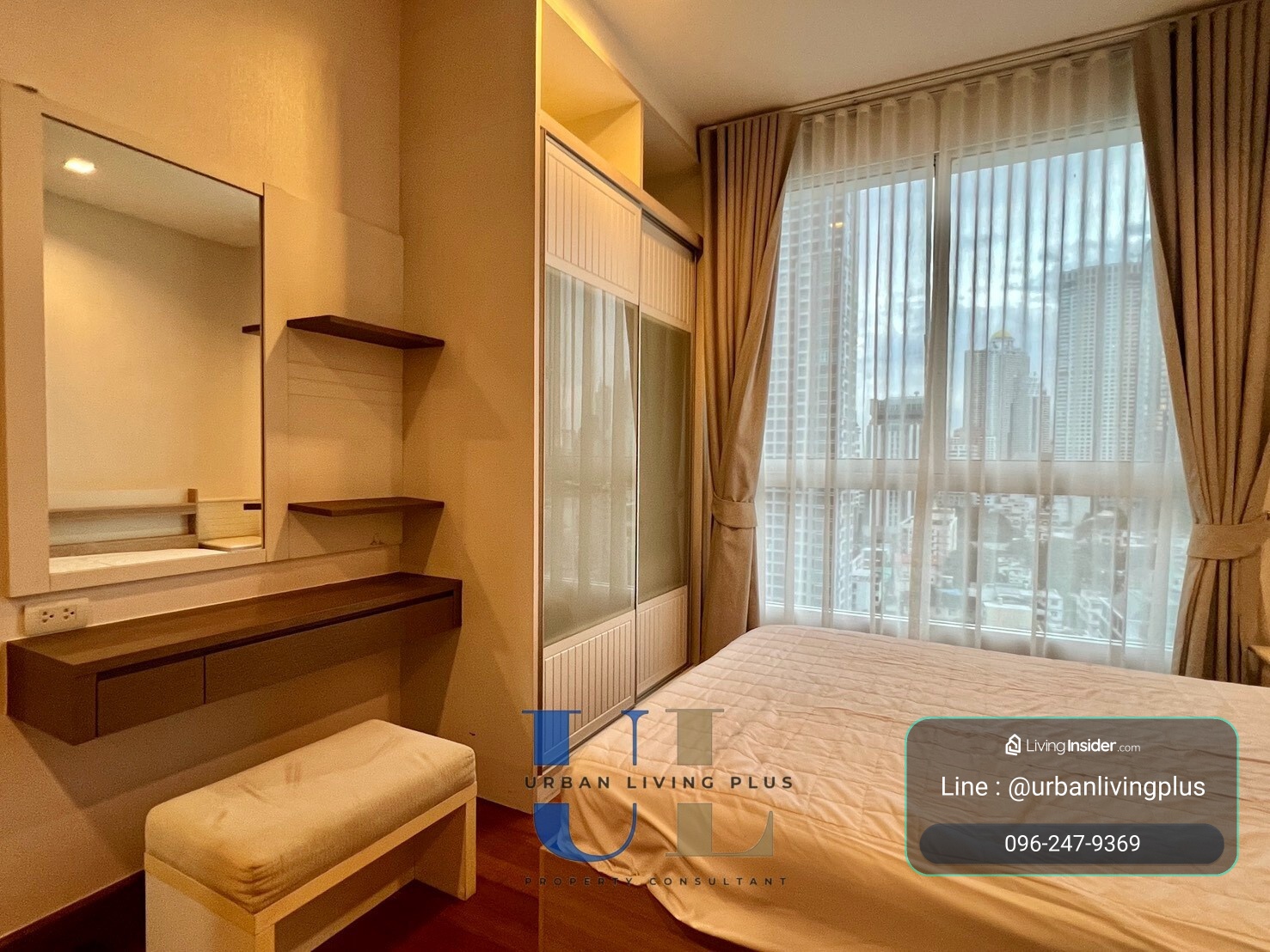 ( UL2506242 ) Tel/Line 096-2479369 , ให้เช่า ไอวี่ สาทร12 , ห้องสตูดิโอ 1 ห้องน้ำ 35 ตร.ม. ห้องหายาก ราคาดีมาก BTS เซ็นหลุยส์ คอนโดใจกลางสาทร !!! – รูปที่ 3