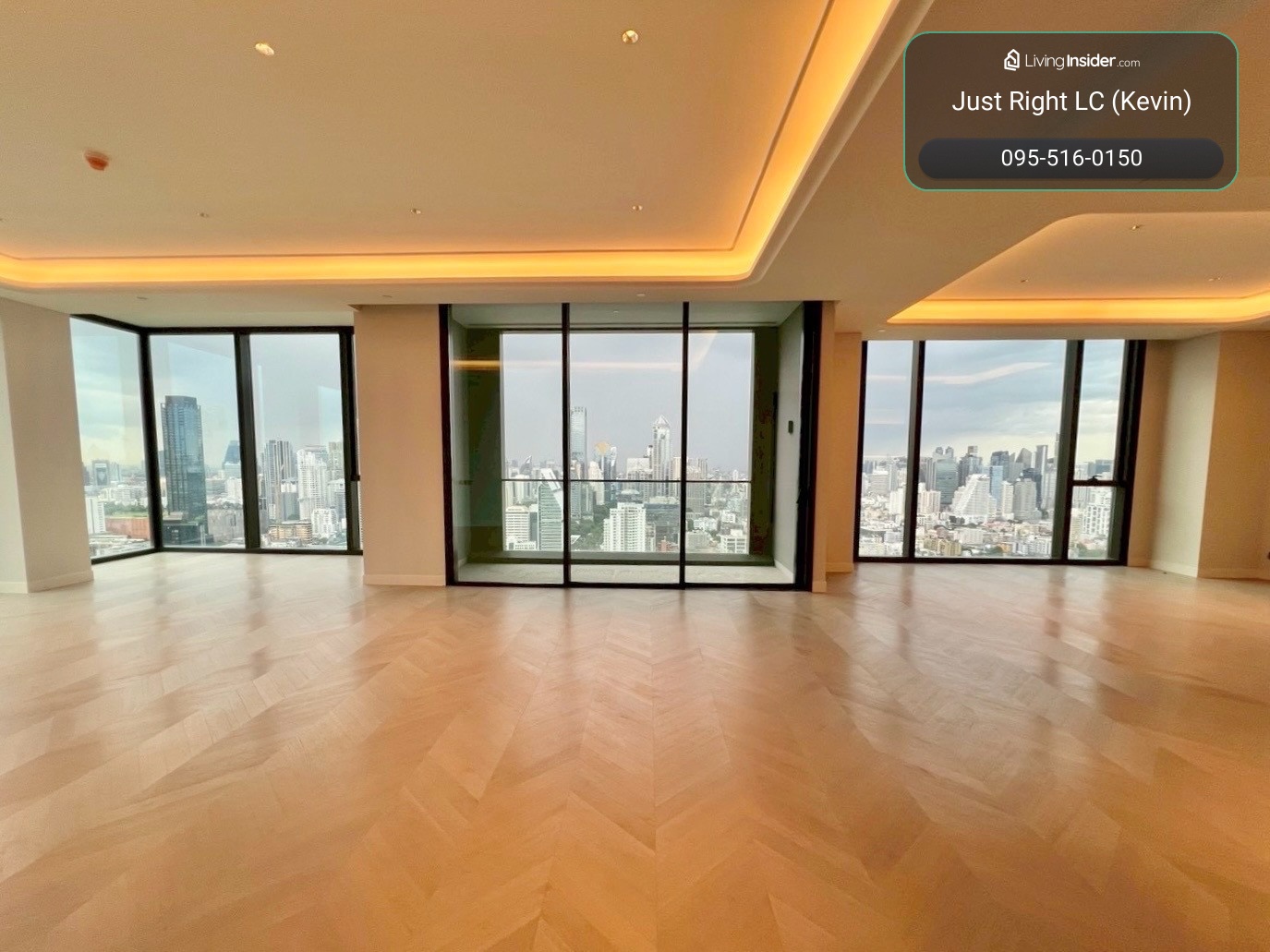Unfurnished Rent! Big 262 sqm 3br 4ba 1maid Park view ONE89 Wireless – รูปที่ 3