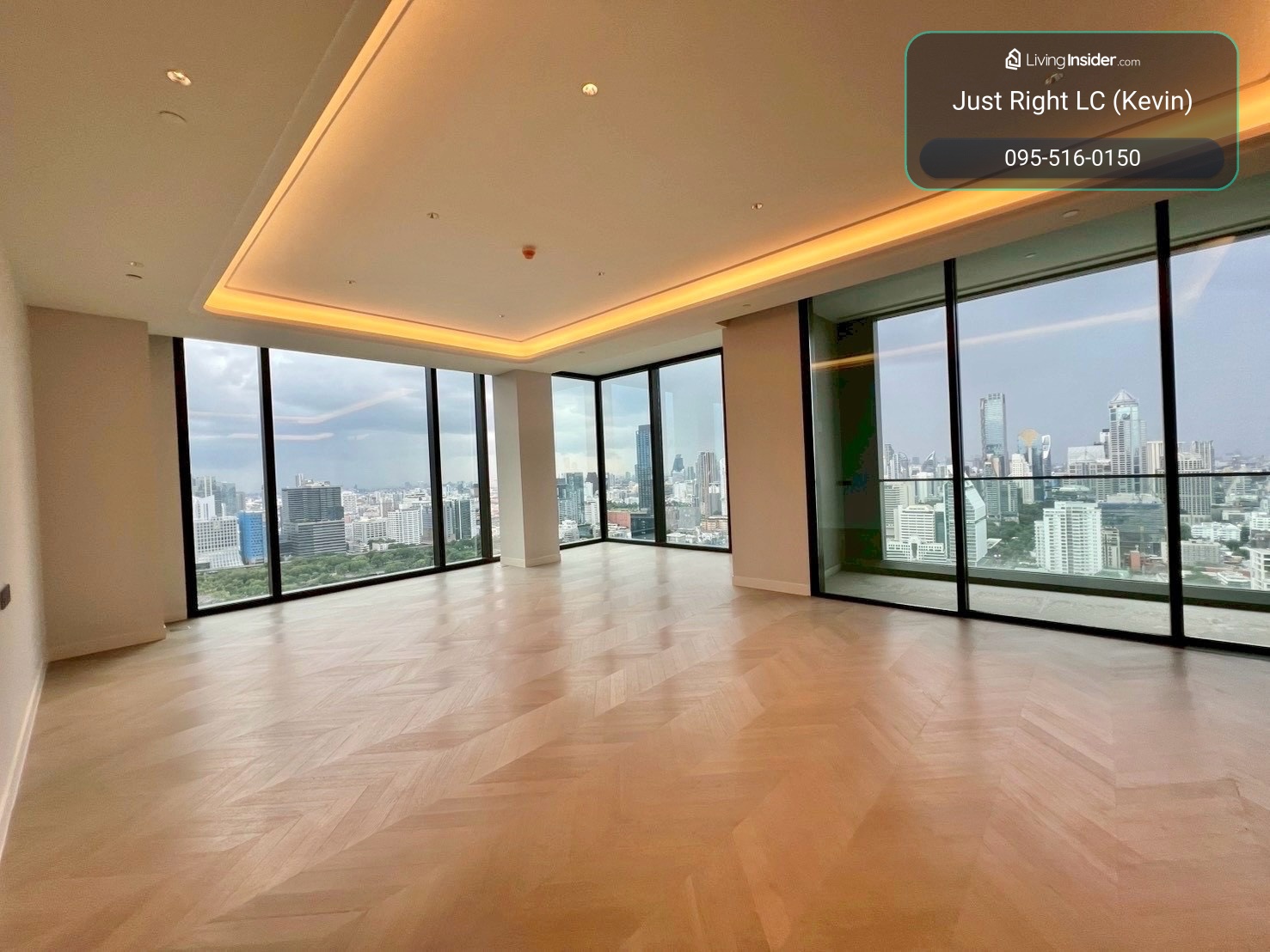 Unfurnished Rent! Big 262 sqm 3br 4ba 1maid Park view ONE89 Wireless – รูปที่ 4
