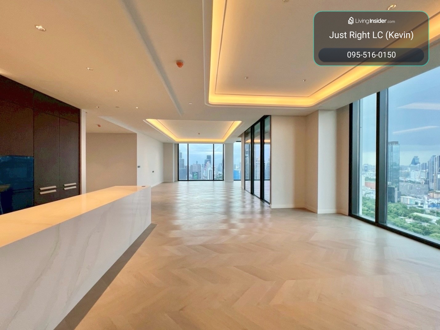 Unfurnished Rent! Big 262 sqm 3br 4ba 1maid Park view ONE89 Wireless – รูปที่ 2
