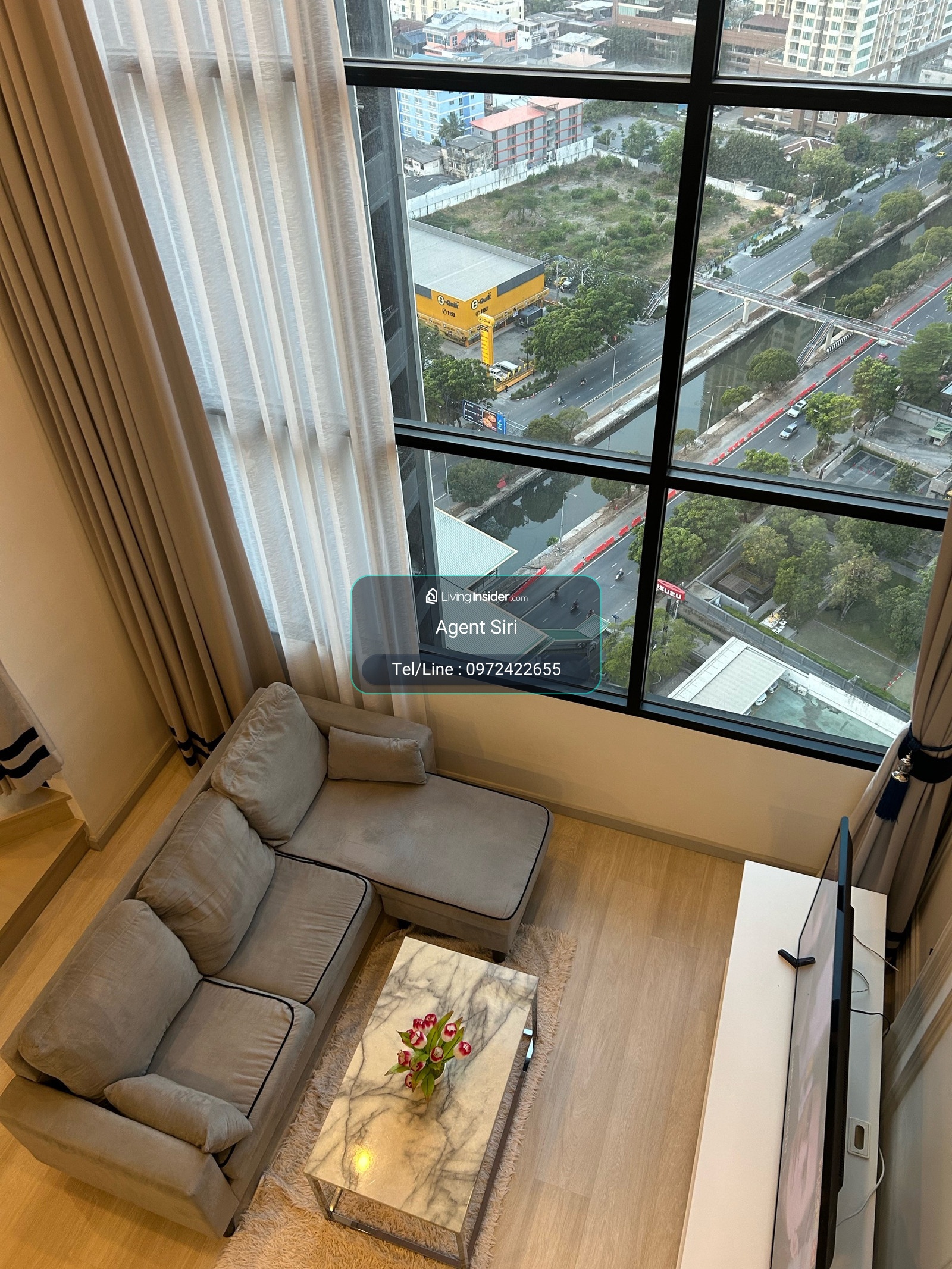 🔥For Rent🔥  Knightbridge prime Sathon 🚩Condo 🚩1b1b🩵Duplex
 ✅Pls Call ✅+66972422655 – รูปที่ 3