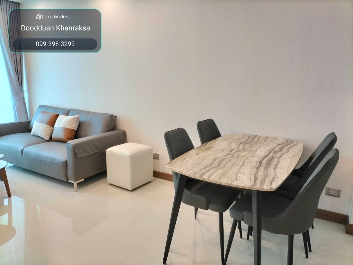Sale with Tenant | Supalai Oriental Sukhumvit 39 | 1 Bedroom 44.33 SQ.M. | Building A | 11th Floor | THB 5  Million – รูปที่ 2