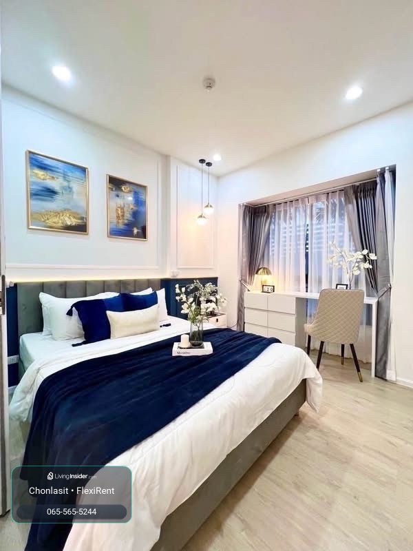 🌿 For rent S1 Rama 9 | Low-rise, beautiful room, ready to move in, price only 16,000 baht/month ✨ – รูปที่ 3