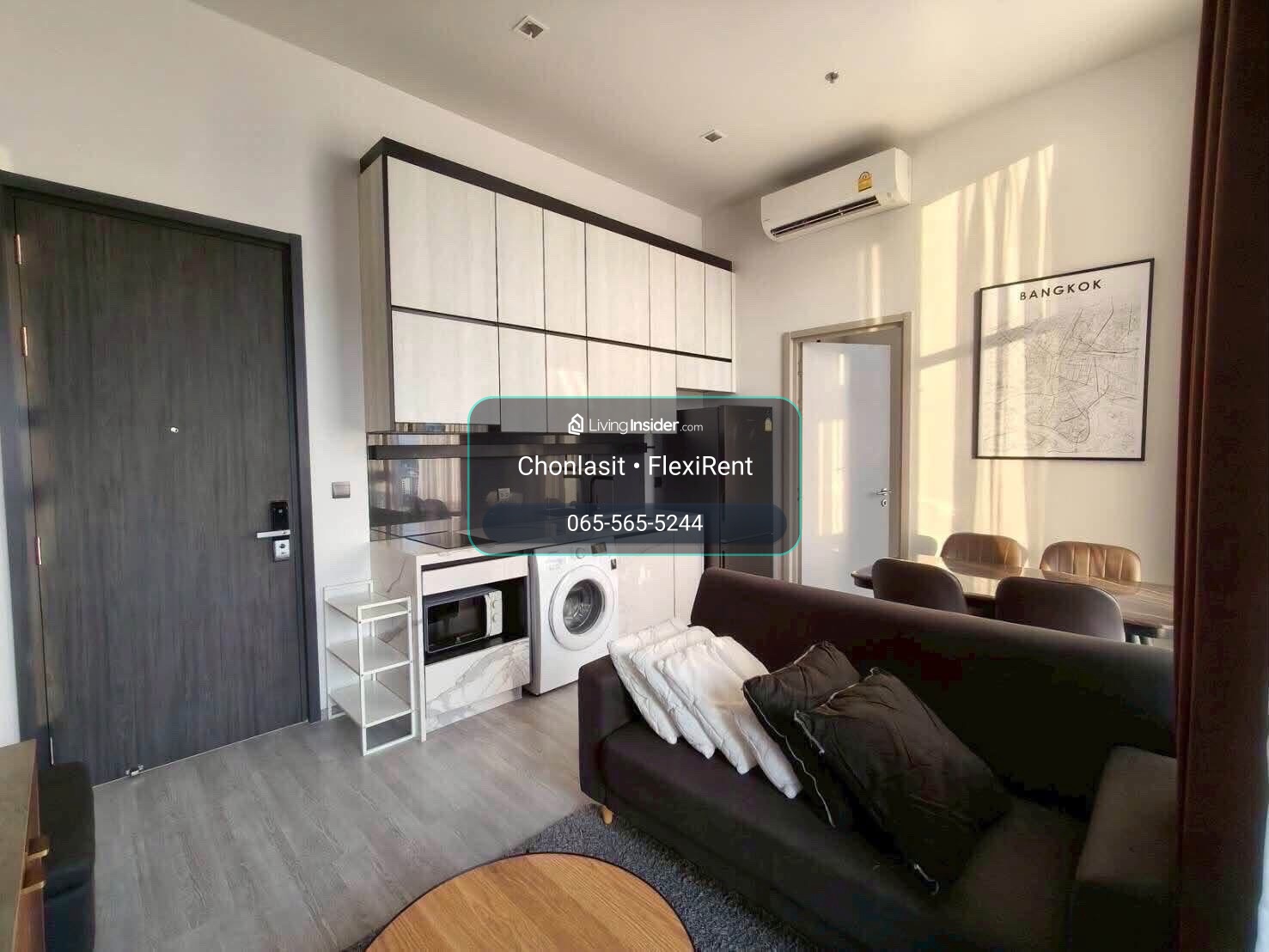 🔥 The Line Sukhumvit 101 | River view, high floor, near BTS Punnawithi, with shuttle 🚆🌿 – รูปที่ 4