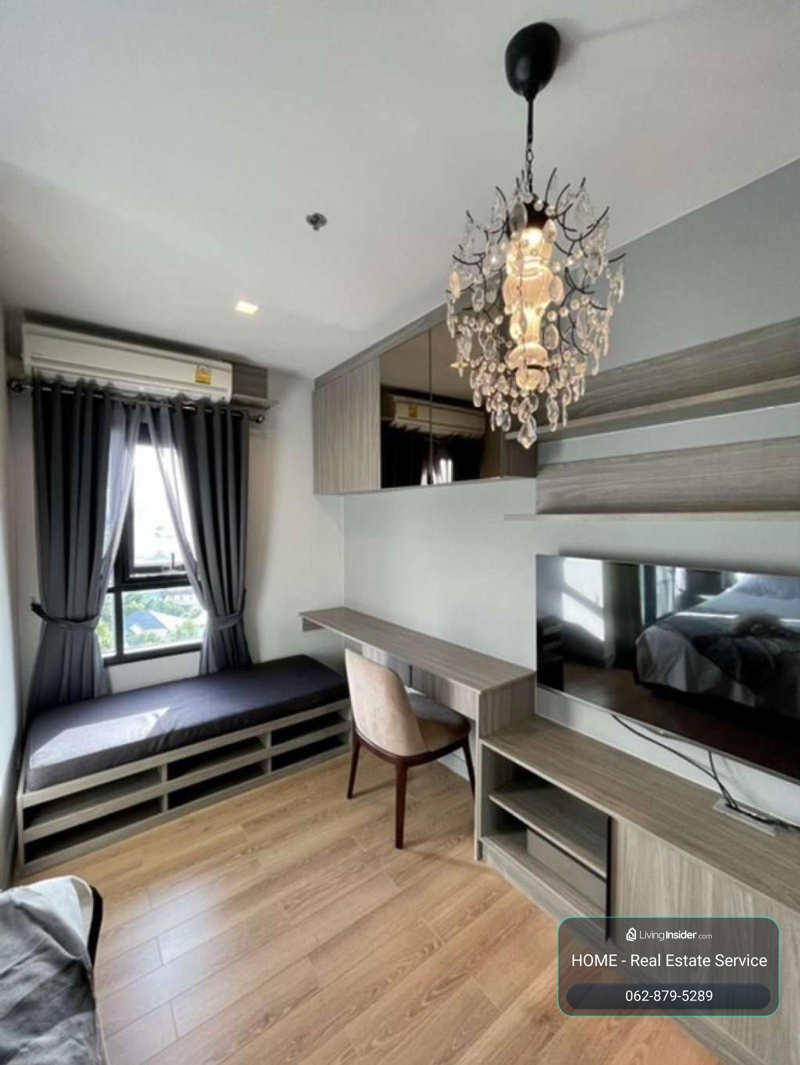 Chapter one Mid Town Ladprao 24 / Studio (FOR RENT), แชปเตอร์วัน มิดทาวน์ ลาดพร้าว 24 / ห้องสตูดิโอ (ให้เช่า) JSMN168 – รูปที่ 4