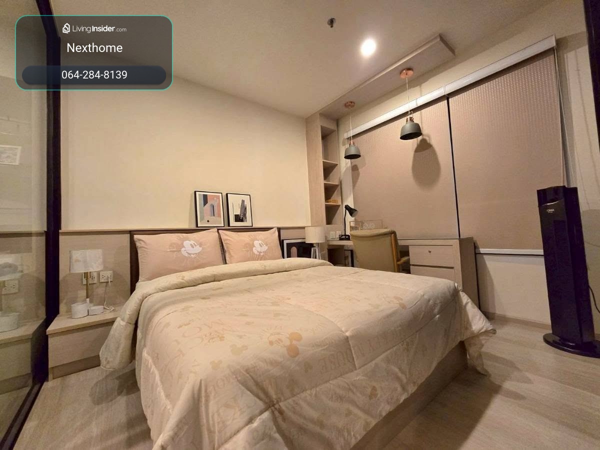 🔥For Rent Now🔥 Life Asoke, beautiful 30 sq.m. room on 12A floor, near MRT Phetchaburi and Airport Link. – รูปที่ 3