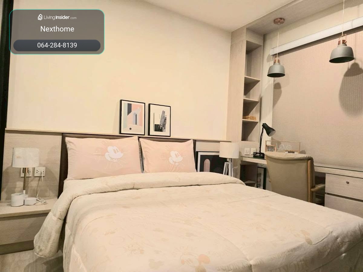 🔥For Rent Now🔥 Life Asoke, beautiful 30 sq.m. room on 12A floor, near MRT Phetchaburi and Airport Link. – รูปที่ 4