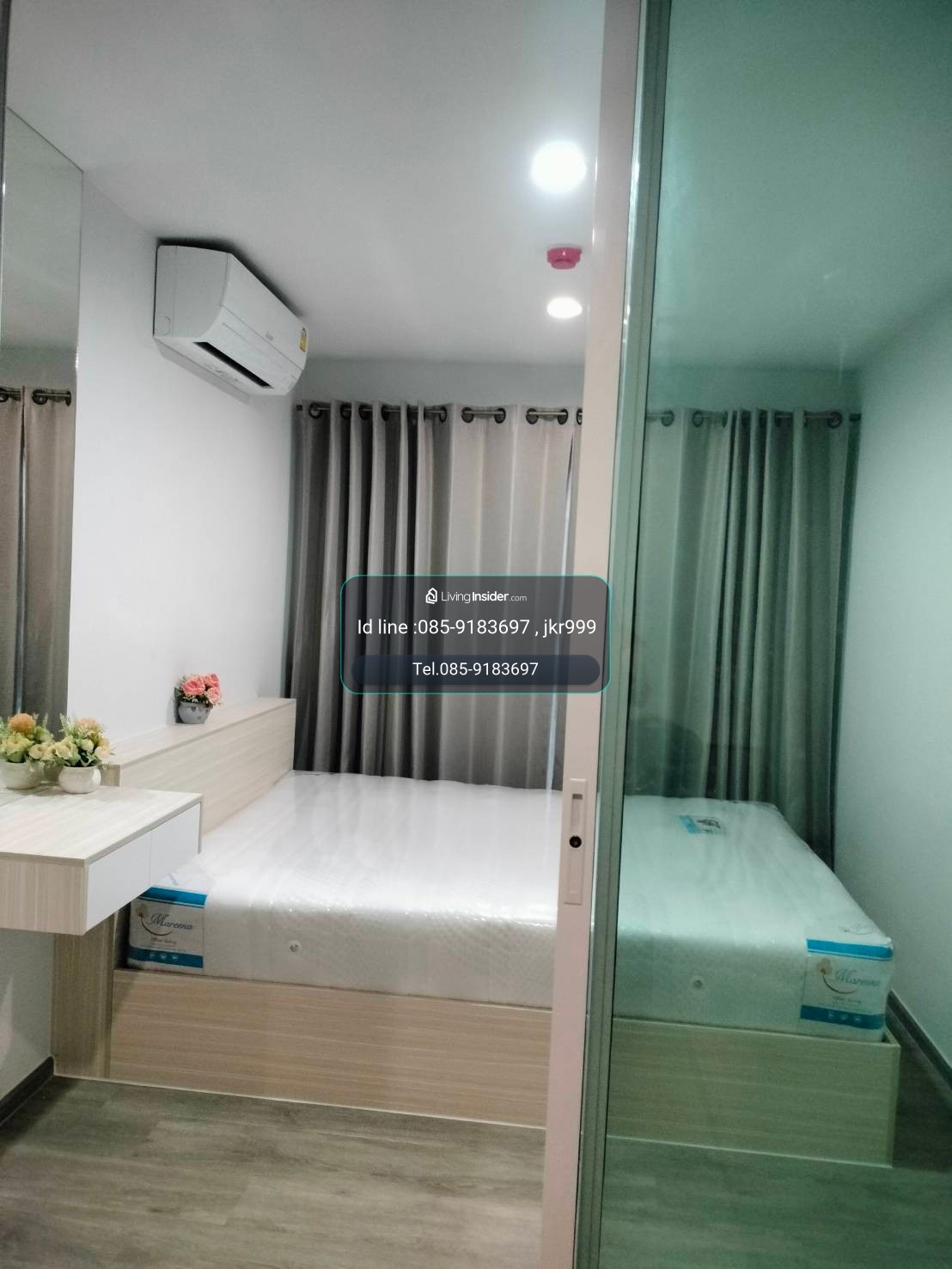 Condo for sale: Rye, Rye Talat Phlu, Building B, 8th floor, built-in, luxurious throughout the room, very beautiful, wide room, selling price 1.79 million baht. – รูปที่ 3