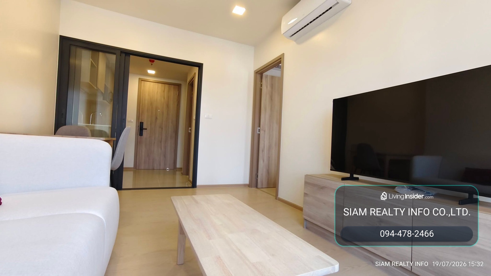 The Base Urban Rama 9 (เดอะ เบส เออร์เบิน พระราม 9) Condo for rent, east-facing, not hot – รูปที่ 3