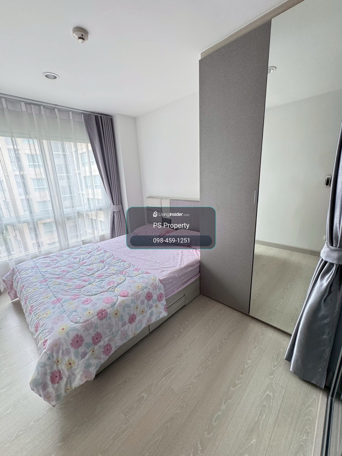 ให้เช่า 🔥 Niche id Sukhumvit 113 🔥 ห้องมุม พร้อมเข้าอยู่ เฟอร์ครบ ฟรี Wi-Fi ใกล้ BTS สำโรง – รูปที่ 2