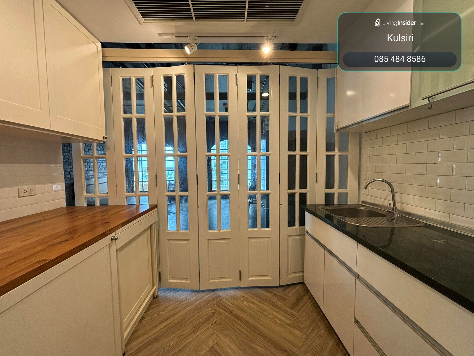 🔥For rent Supalai Lite Charoenrat Sathorn 🔥 Area 50 sq m (used to be 1 bedroom but demolished into a studio) has a balcony that can be used as a small office room, on the 20th floor. Rent 15,000/month, 2 month warranty, 1 month in advance💚Tel/Line 085 484 – รูปที่ 3