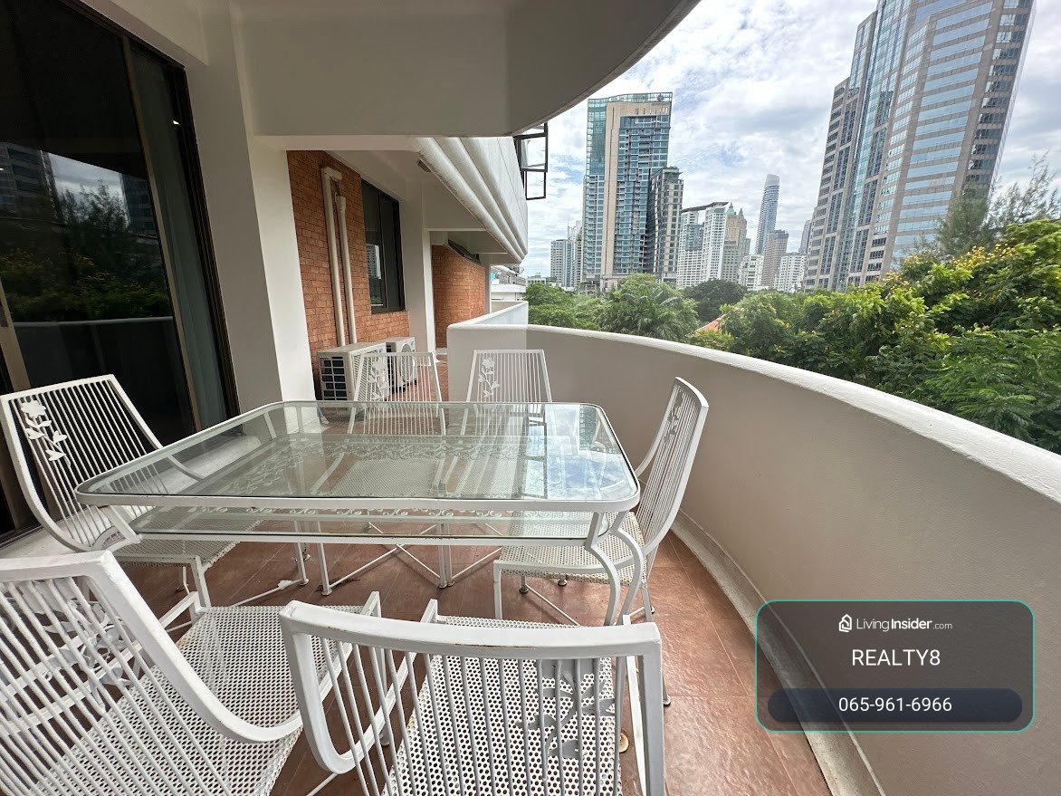 ให้เช่า Ruamrudee Penthouse (ร่วมฤดี เพนท์เฮ้าส์) 3 ห้องนอน 3 ห้องน้ำ ขนาดใหญ่ 295.13 ตร.ม. ใกล้ BTS เพลินจิต ระเบียงกว้าง วิวเปิดโล่ง ร่มรื่นเป็นส่วนตัว – รูปที่ 2