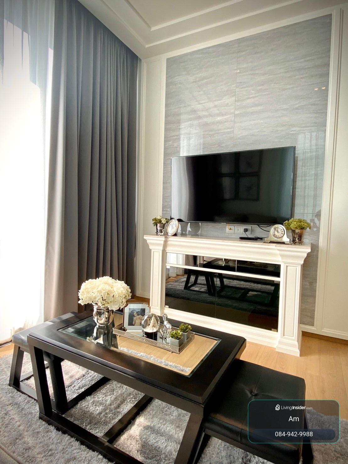 28 Chidlom: 77sqm 2bed 2bath 3XFl corner North/East open view 26,700,000 Am: 0656199198 – รูปที่ 2