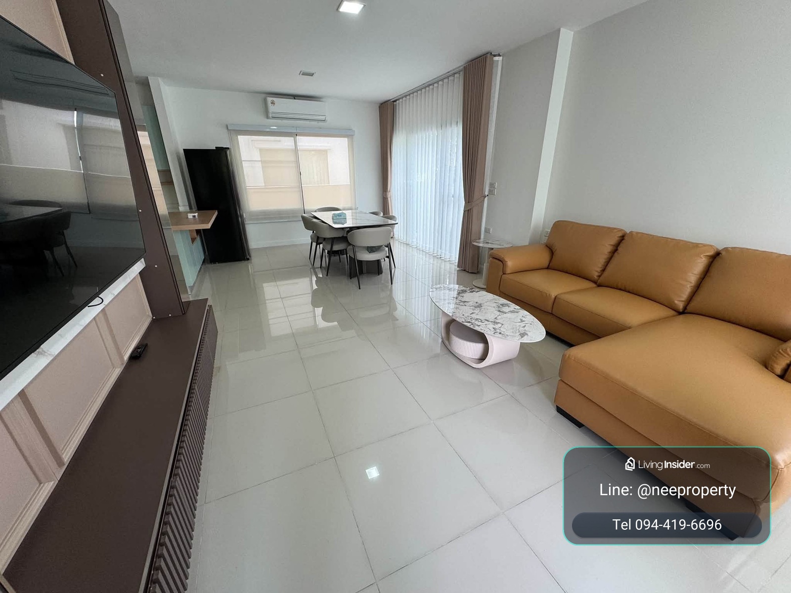 For rent, corner detached house, Manthana On Nut-Wongwaen 4, fully furnished. Ready to move in – รูปที่ 4