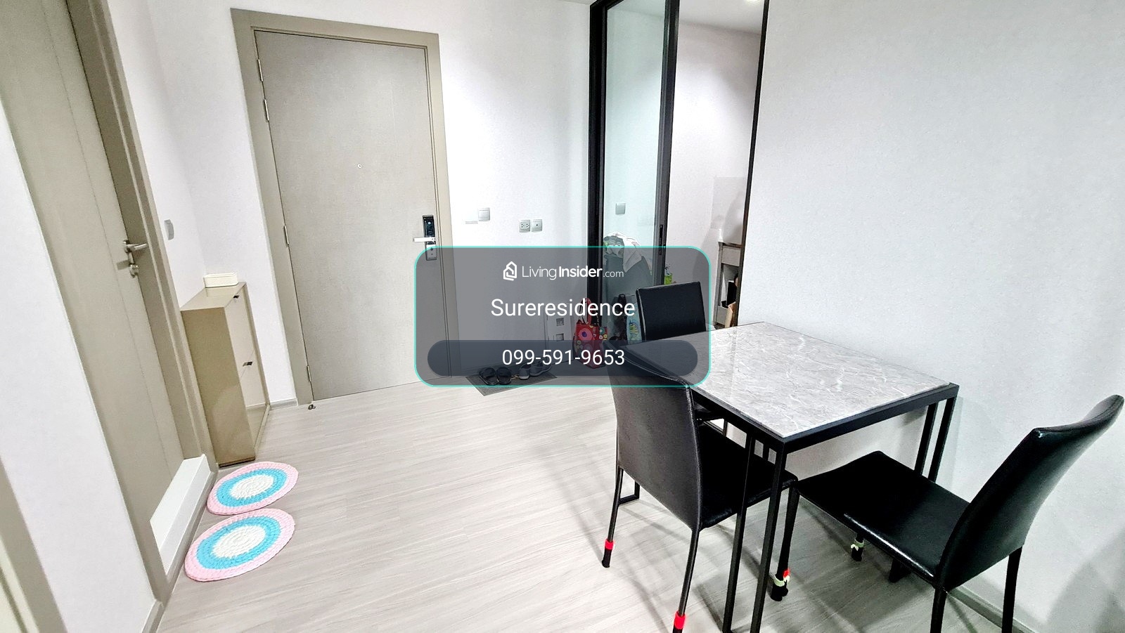 9815♛Condo for rent 1 bedroom♙Life Asoke-Rama 9♜MRT Rama 9∞099-5919653,065-9423251🜲Line@sureresidence – รูปที่ 4
