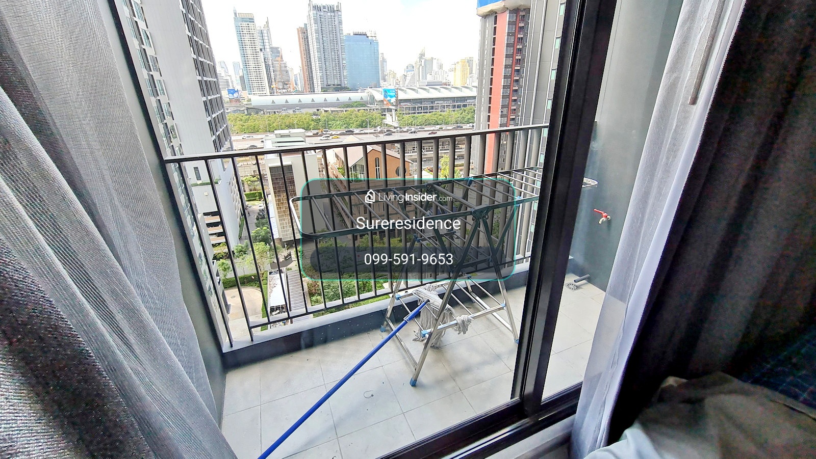 9815♛Condo for rent 1 bedroom♙Life Asoke-Rama 9♜MRT Rama 9∞099-5919653,065-9423251🜲Line@sureresidence – รูปที่ 3