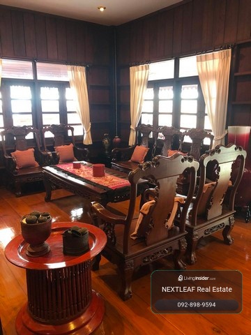 Land for sale with Thai house, Hang Dong, Chiang Mai, 6 rai, next to Highway 2001. 900 meters from the government center – รูปที่ 3