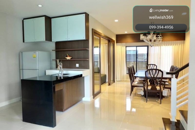 ให้เช่าบ้านเดี่ยวหลังมุม 2 ชั้น โครงการเศรษฐสิริ อ่อนนุช-ศรีนครินทร์ พร้อมเฟอร์นิเจอร์ครบทุกห้อง ใกล้ Airport Link บ้านทับช้าง ใกล้ทางด่วน – รูปที่ 3