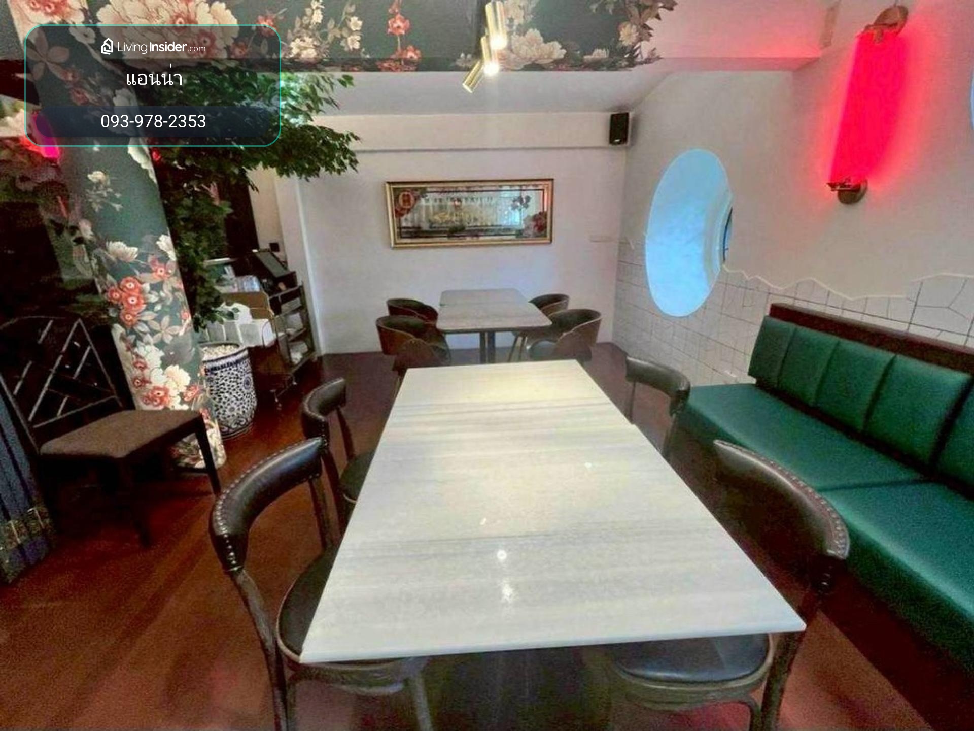 House for rent for use as a restaurant, Thonglor zone, 236.76 sq m.Complete with beard and kitchen furniture – รูปที่ 2