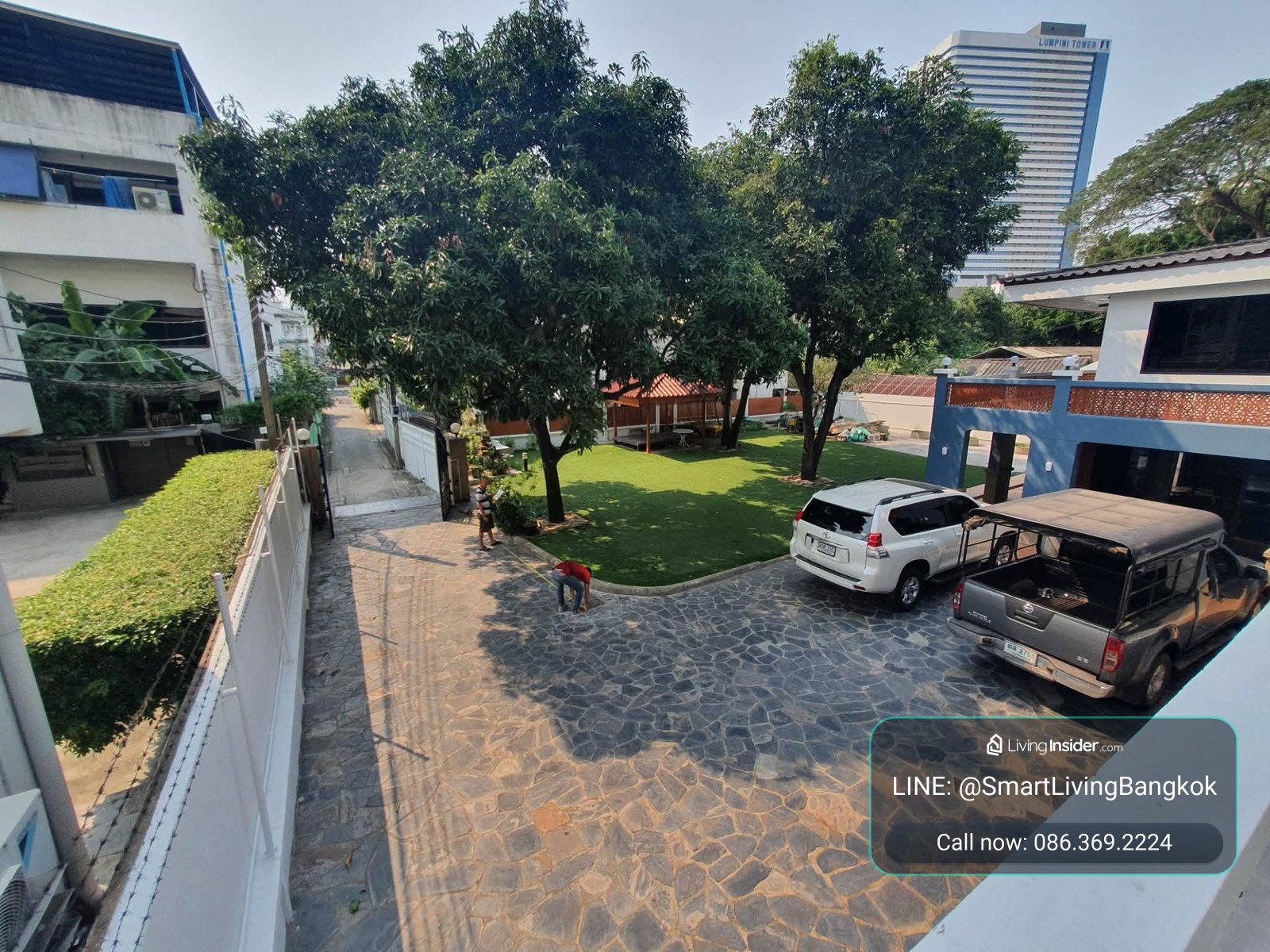ให้เช่าบ้านเดี่ยว/โฮมออฟฟิศหลังใหญ่ 800 ตร.ม. (6 นอน 4 น้ำ) ทำเลทองพระราม 4 - สาทร ตรงข้าม One Bangkok เดินทางสะดวกใกล้ MRT ลุมพินี – รูปที่ 2