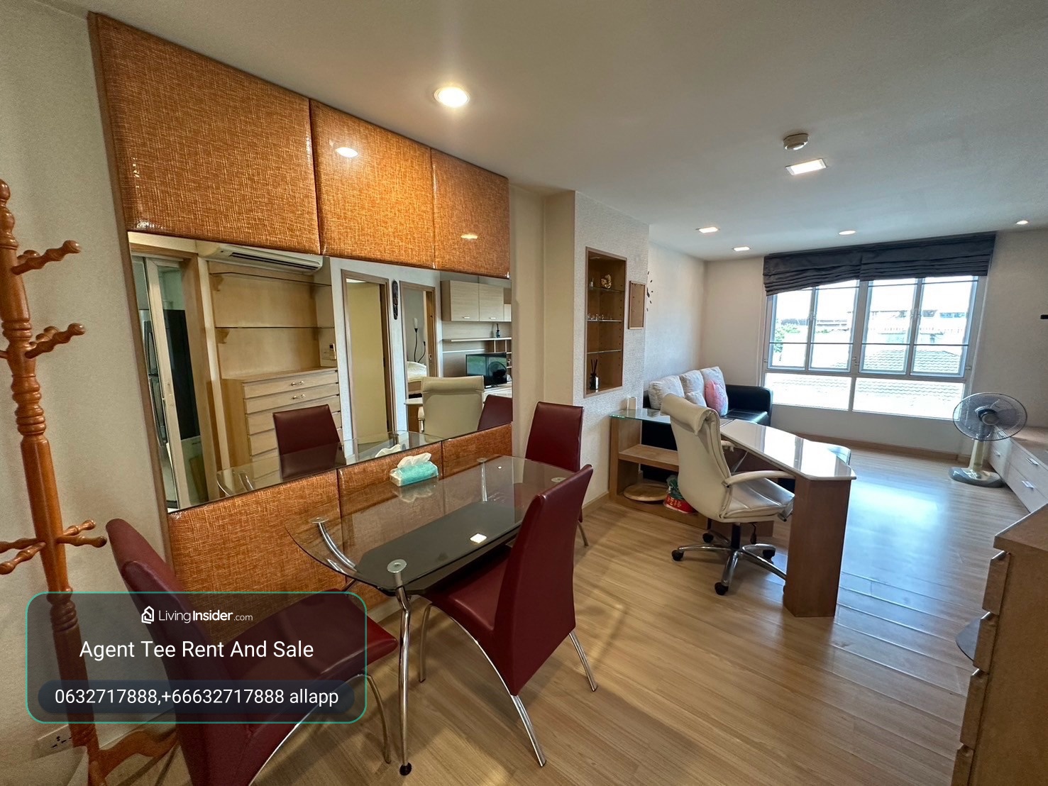 Pandao place Sukhumvit 50 /1bed 50sqm 15,000 have clip vdo/ 0632717888 linephone whatapp wechat – รูปที่ 2