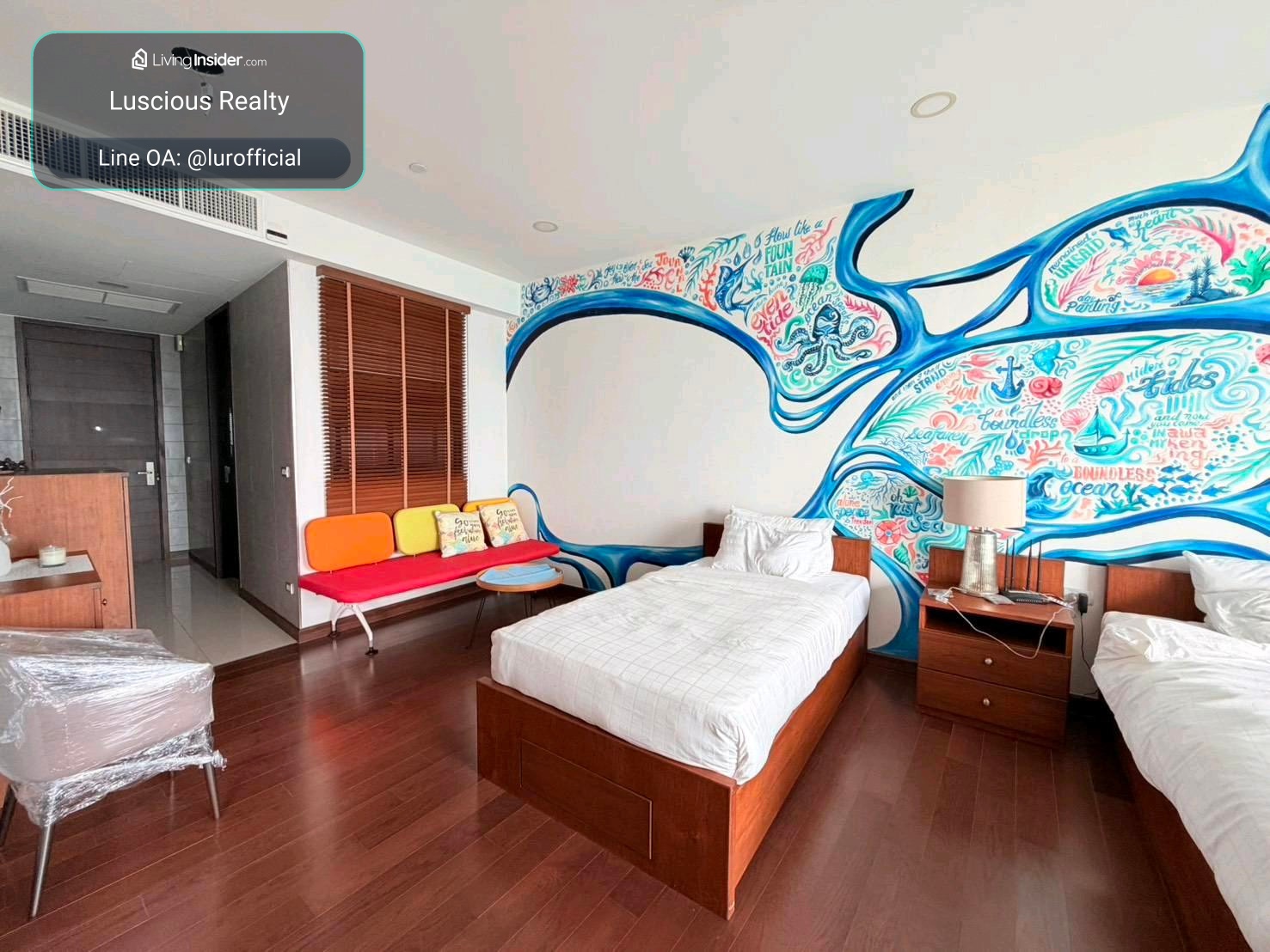 120 square meter ❤️ condominium for rent2 - Bedroom sea view residence Movenpick White Sand Beach  – รูปที่ 2