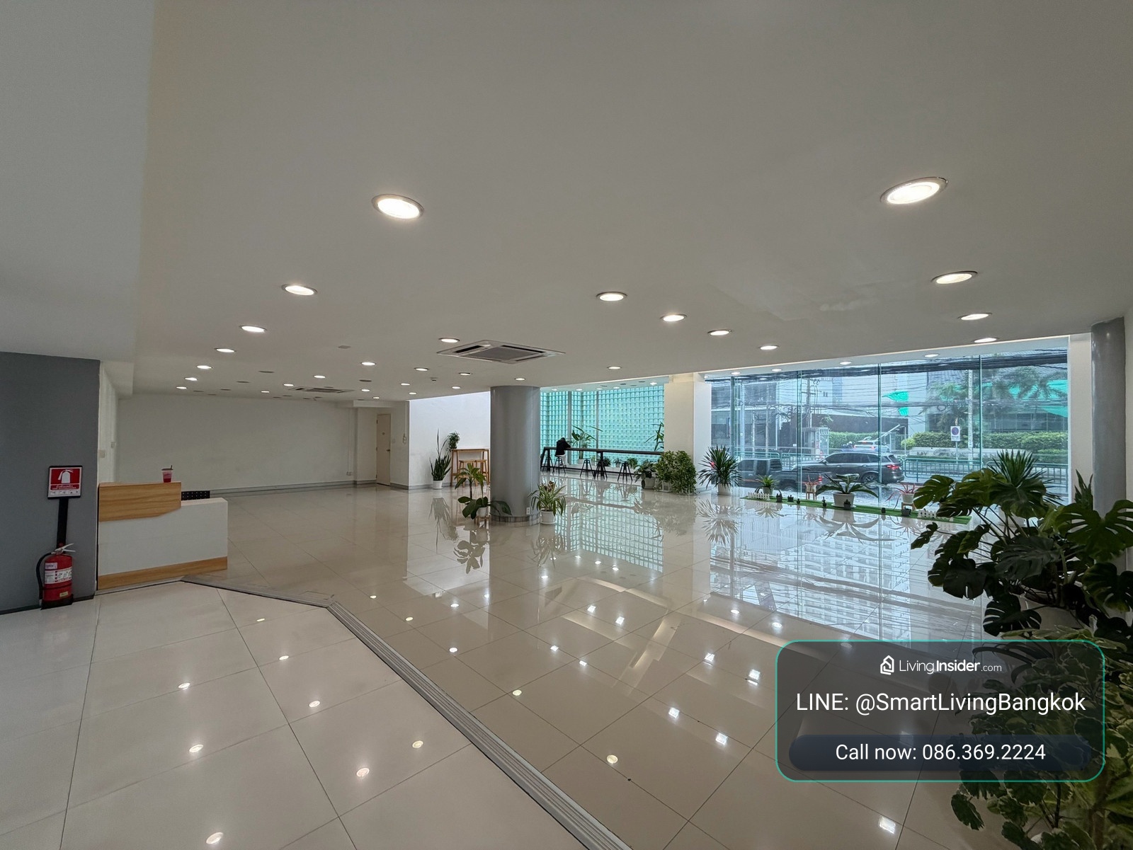 Showroom ให้เช่า เพชรบุรีตัดใหม่ใกล้ทางด่วน พื้นที่เชิงพาณิชย์ขนาดใหญ่ 843 ตร.ม แบ่งเช่าได้ รองรับหลายธุรกิจ เช่น โชว์รูมรถ ออฟฟิศ ศูนย์สุขภาพ ฟิตเนส – รูปที่ 3