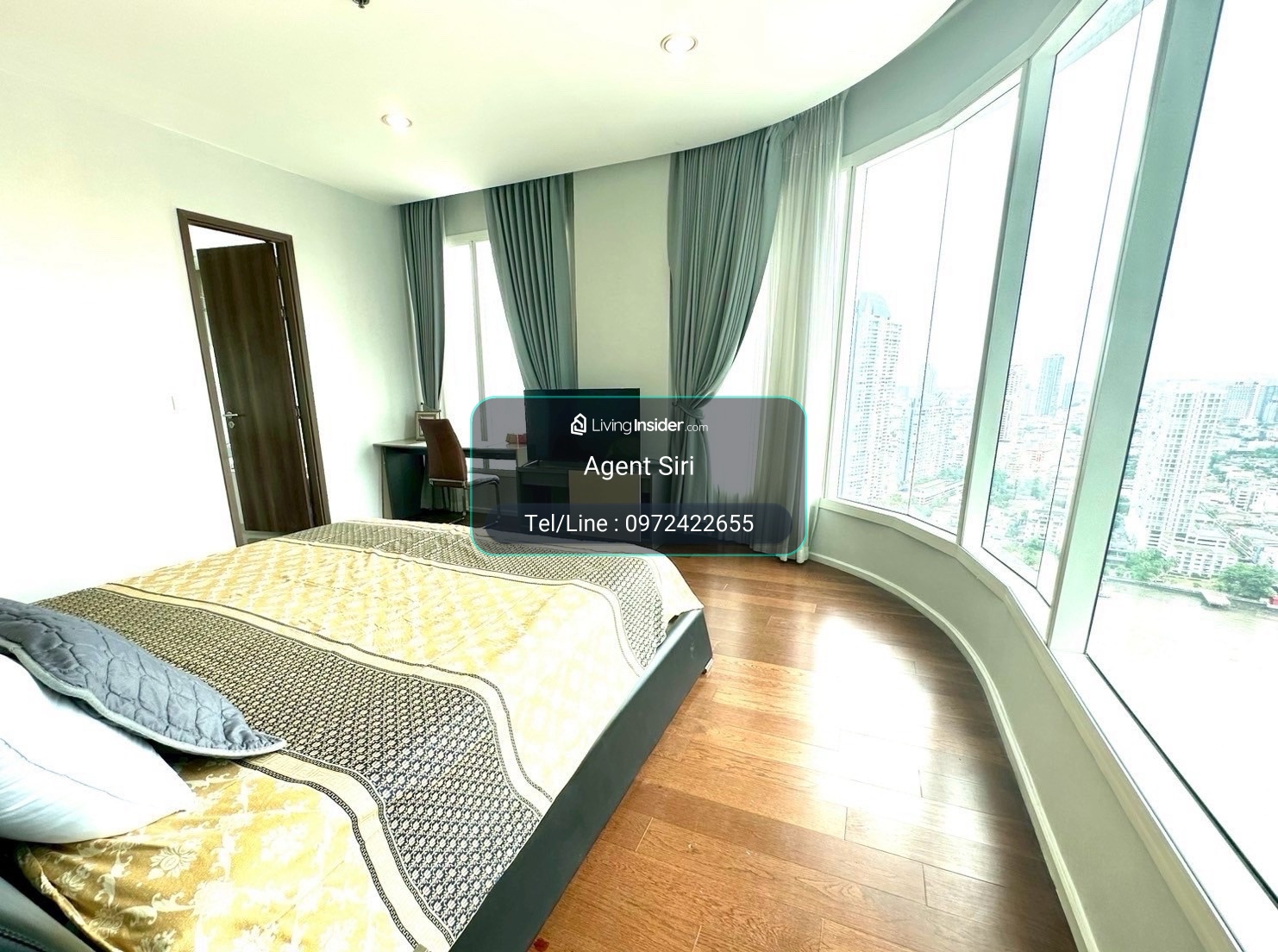 🔥For Rent🔥3b3b  🚩Menam Residence Condo  ✅Pls Call ✅+66972422655 – รูปที่ 2