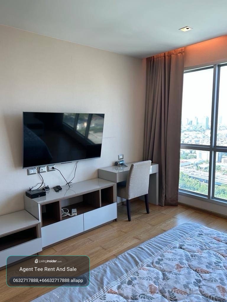 Address Asoke /Rent 39,999bath 2bed 65sqm very Hight Floor / 0632717888 linephone whatapp wechat – รูปที่ 4