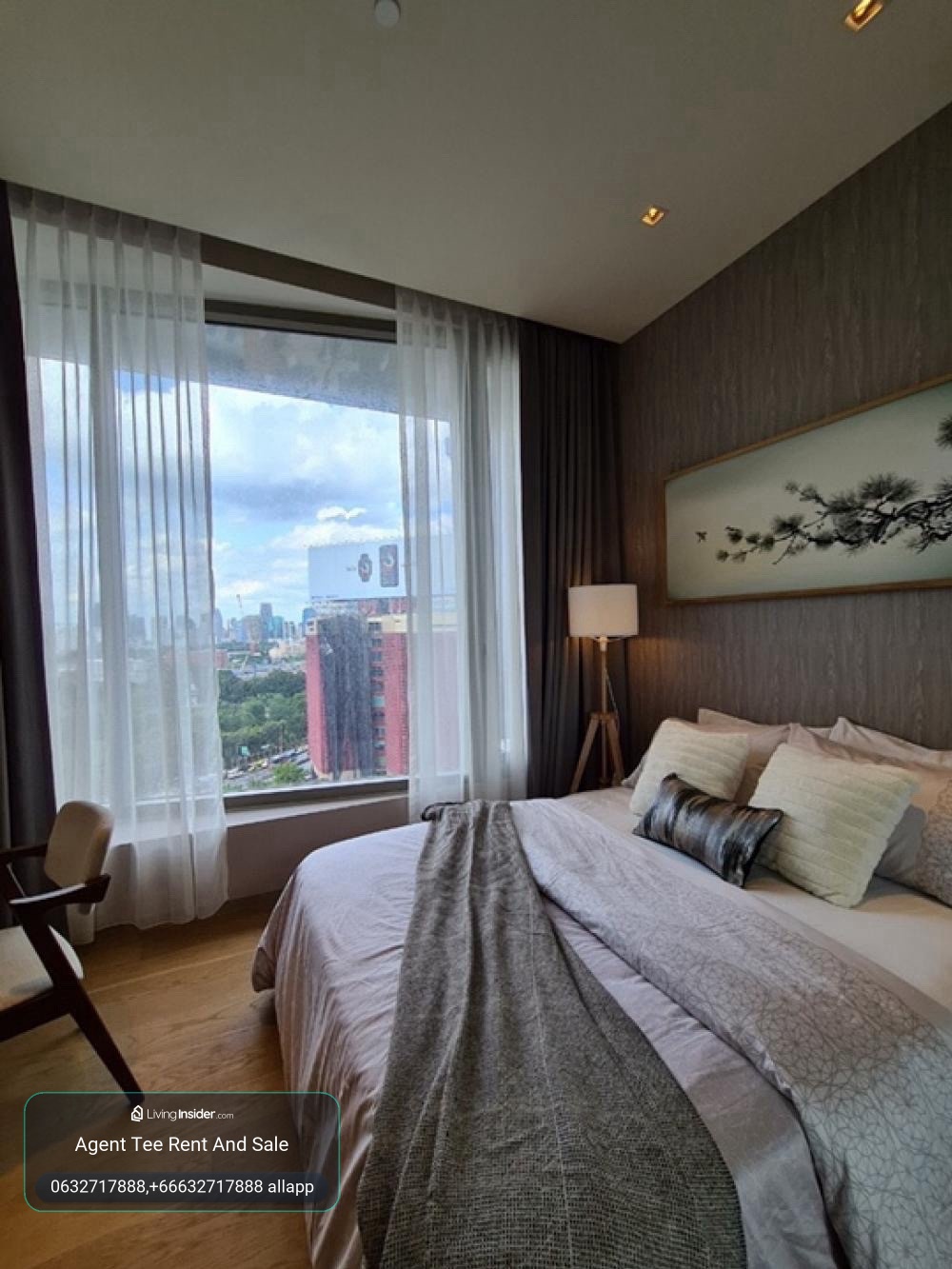 Saladaeng One /2bed 138,000bath 114sqm Super Good View /0632717888 linephone wechat whatapp – รูปที่ 3