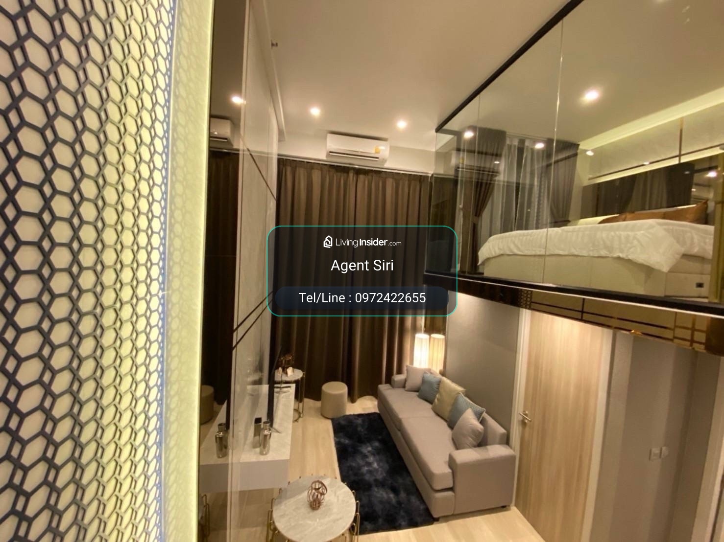 Duplex🔥For Rent🔥2b1b  🚩Knightbridge prime Sathorn Condo  ✅Pls Call ✅+66972422655 – รูปที่ 2