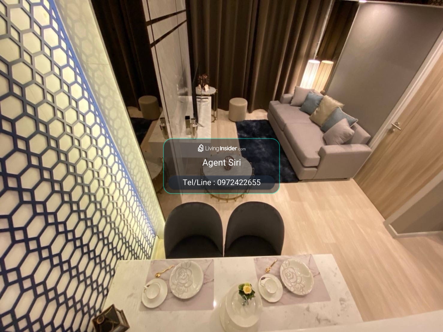 Duplex🔥For Rent🔥2b1b  🚩Knightbridge prime Sathorn Condo  ✅Pls Call ✅+66972422655 – รูปที่ 3