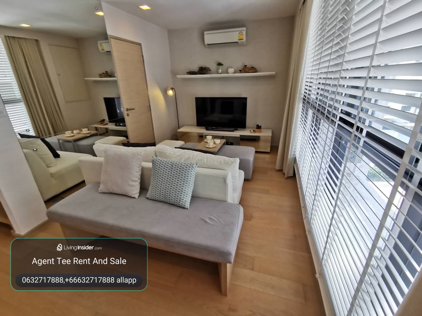 LIV@49 / Low rise condo / Rent Duplax 2bed 82sqm / 49,000 bath / have vdo /0632717888 linephone whatapp wechat – รูปที่ 3