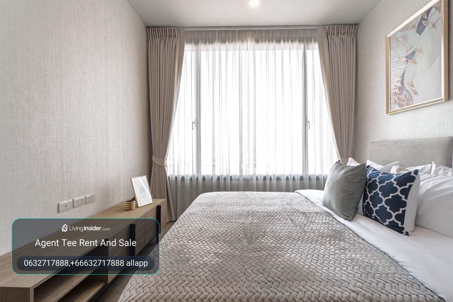 pyne by sansiri /1bed 47sqm Rent28,500bath /0632717888 linephone whatapp wechat – รูปที่ 3