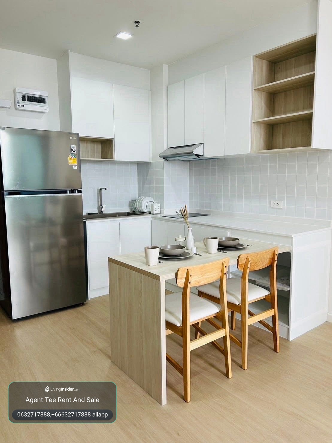 Sathorn House / Rent 25,000bath 2bed / Hight Floor / 0632717888 linephone whatapp wechat – รูปที่ 2