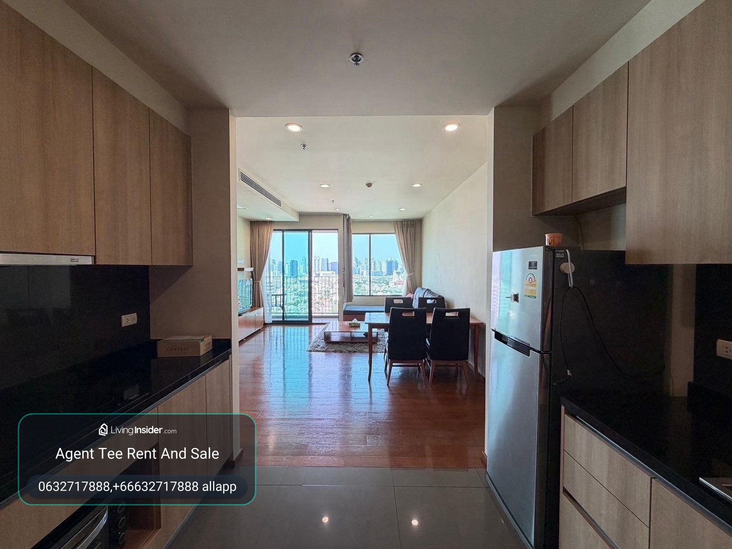 the parco /Rent 43,000bath 2bed 75sqm / 0632717888 linephone whatapp wechat – รูปที่ 2