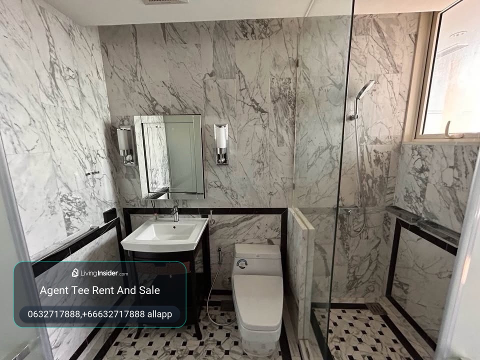 royce private residences / 2bed Rent 89,000 bath / 112sqm / Good view / 0632717888 Linephone whatapp wechat – รูปที่ 4