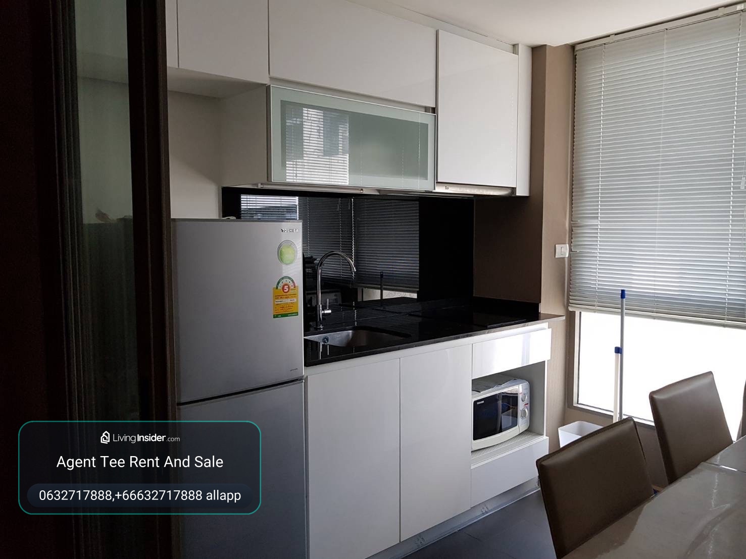 klass silom /Rent 20,000bath 1bed 35sqm / 0632717888 Linephone Whatapp Wechat – รูปที่ 3