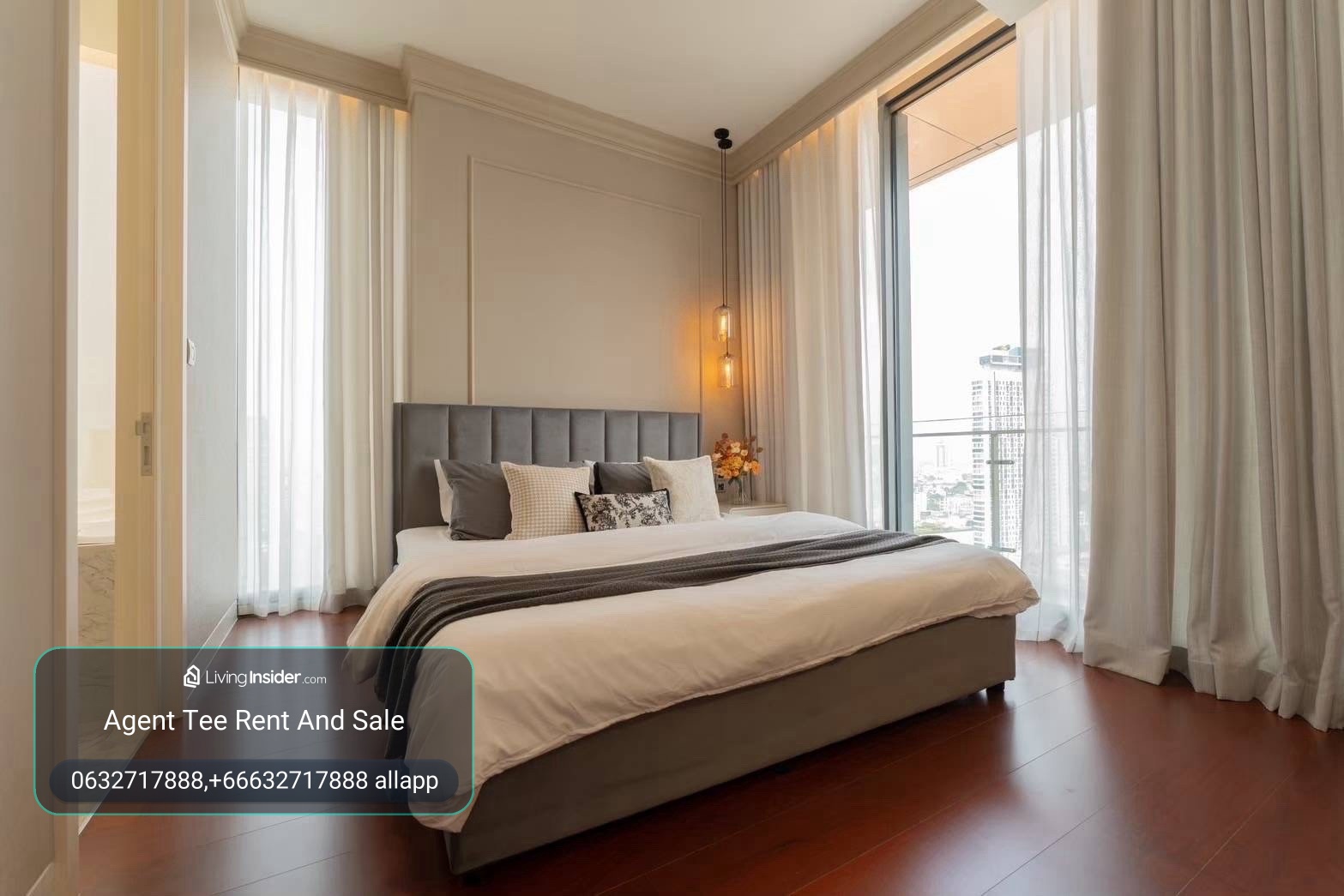 Khun by yoo /2bed 90sqm Rent 120k / 0632717888 Linephone Whatapp Wechat – รูปที่ 3