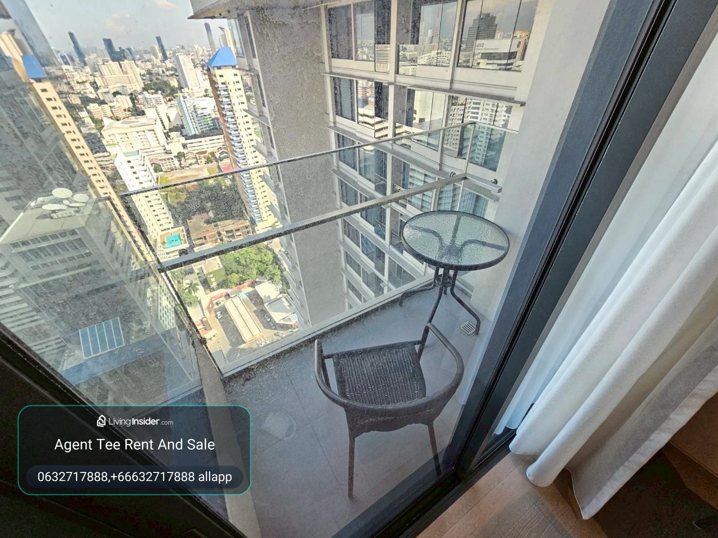 The Esse Asoke / Top Floor 2bed 75sqm / Rent 60k / 0632717888 Linephone Whatapp Wechat – รูปที่ 3