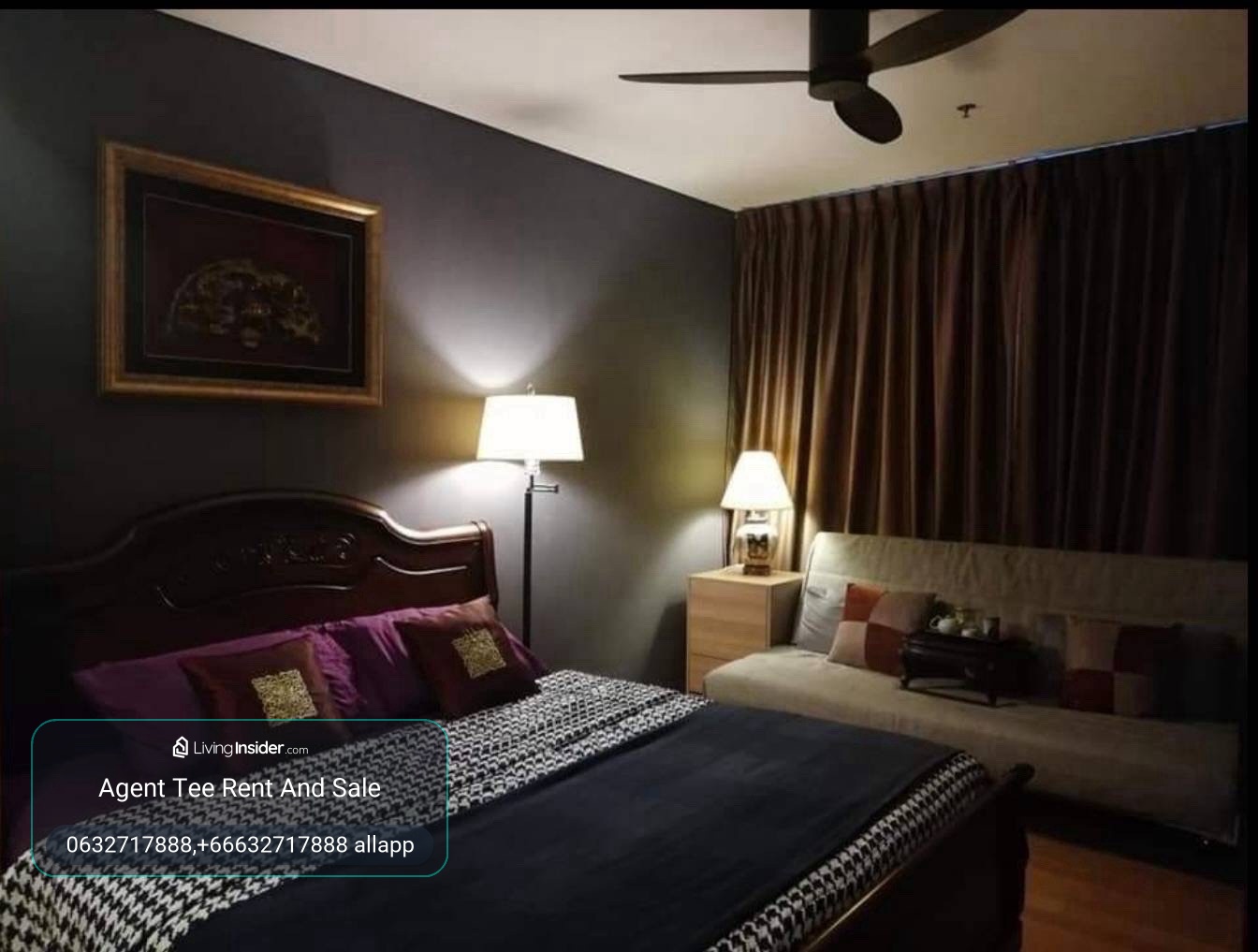 villa asoke /Duplax 2bed 102sqm / Rent 50,00batg / 0632717888 Linephone Wechat Whatapp – รูปที่ 4