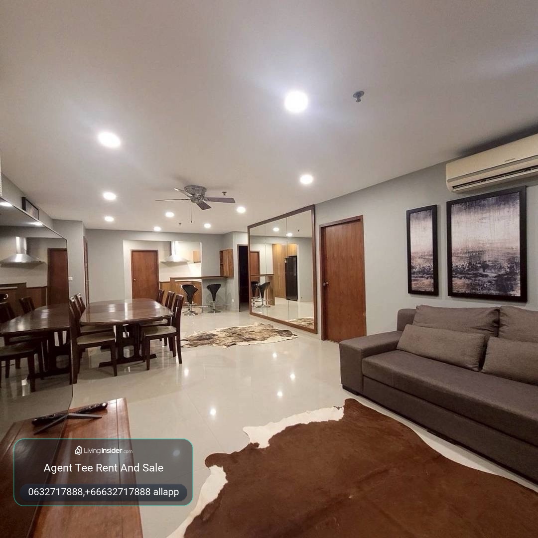 baan phrom phong / low rise 2bed bigsize 105sqm Rent 44,000 bath / 0632717888 Linephone Whatapp Wechat – รูปที่ 4