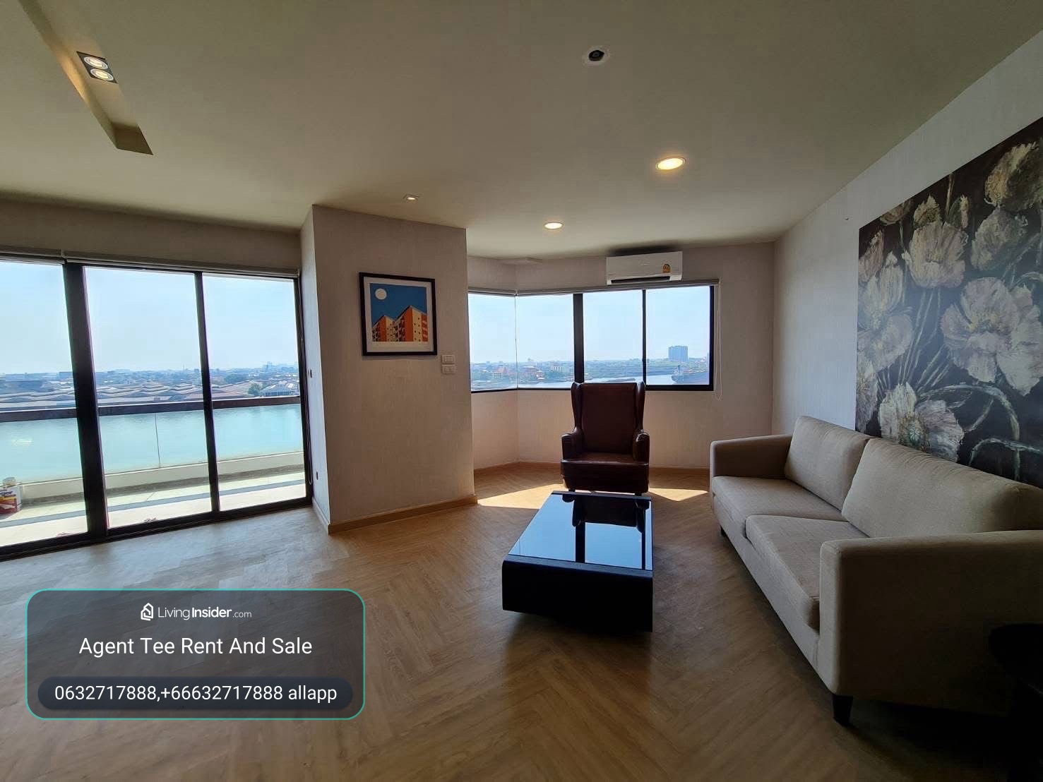 pet ✅ / salintara condominium / River view / 3bed 190sqm Rent 60k bath / 0632717888 Linephone Whatapp Wechat – รูปที่ 3