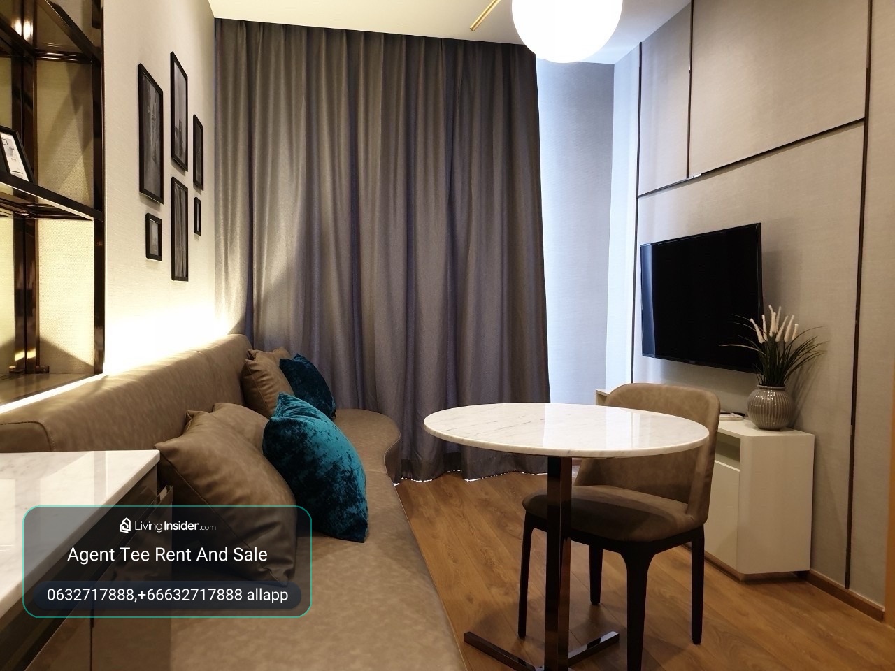 noble be33 /1bed 35sqm For rent 25,000 bath / 0632717888 Linephone Whatapp Wechat – รูปที่ 3