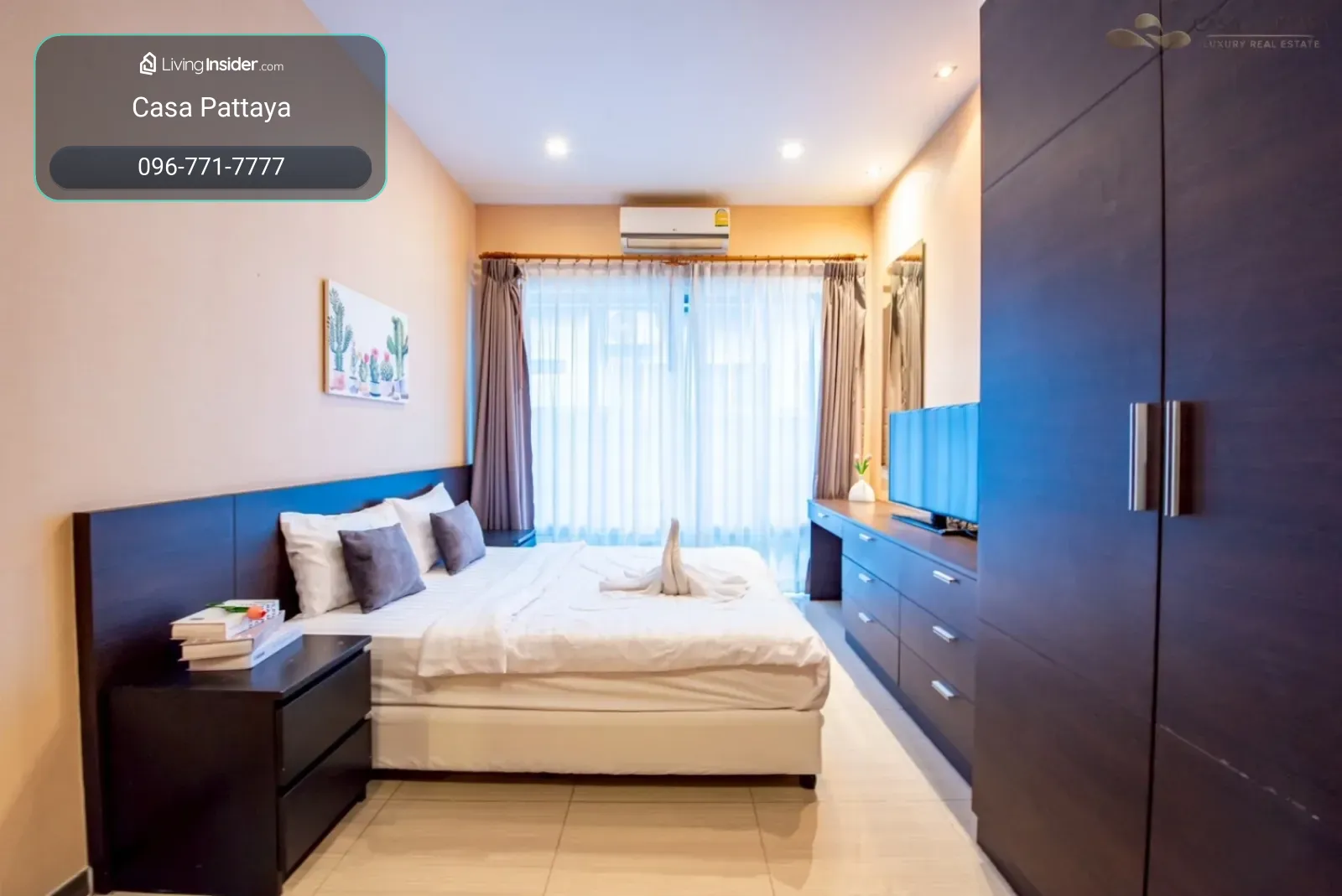 ให้เช่าพูลวิลล่า The Ville จอมเทียน สระส่วนตัวขนาดใหญ่ – รูปที่ 3