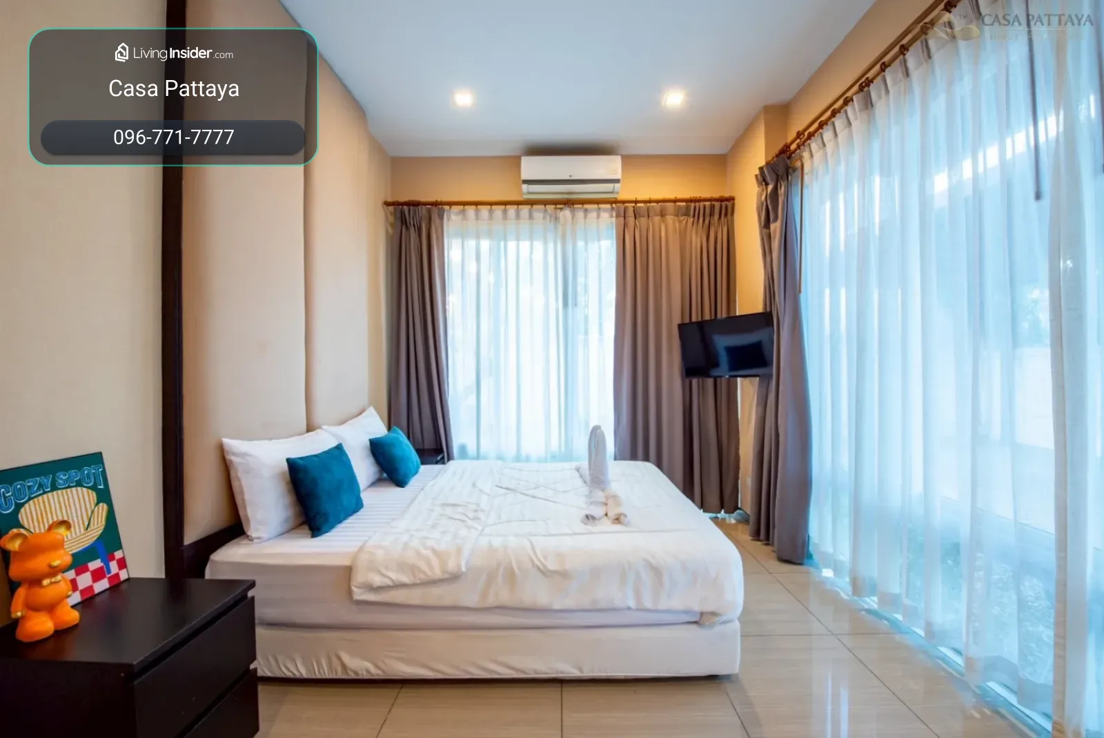 ให้เช่าพูลวิลล่า The Ville จอมเทียน สระส่วนตัวขนาดใหญ่ – รูปที่ 4