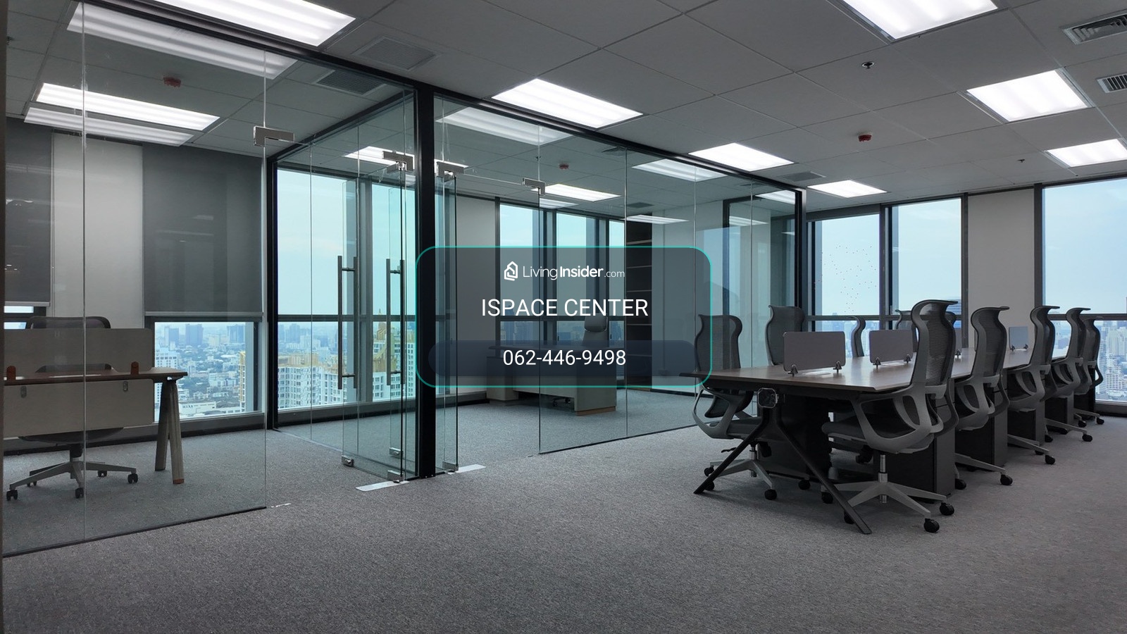 💥 Fully furnished office, near MRT Rama 9, ready to move in immediately, area 33 - 85 sq m. – รูปที่ 2