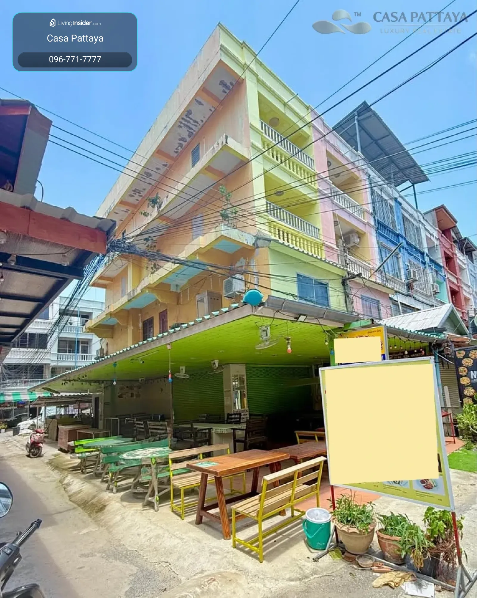 ขายอาคารพาณิชย์ 4.5 ชั้น ทำเลทองซอยเวลคัมจอมเทียน พัทยา – รูปที่ 4